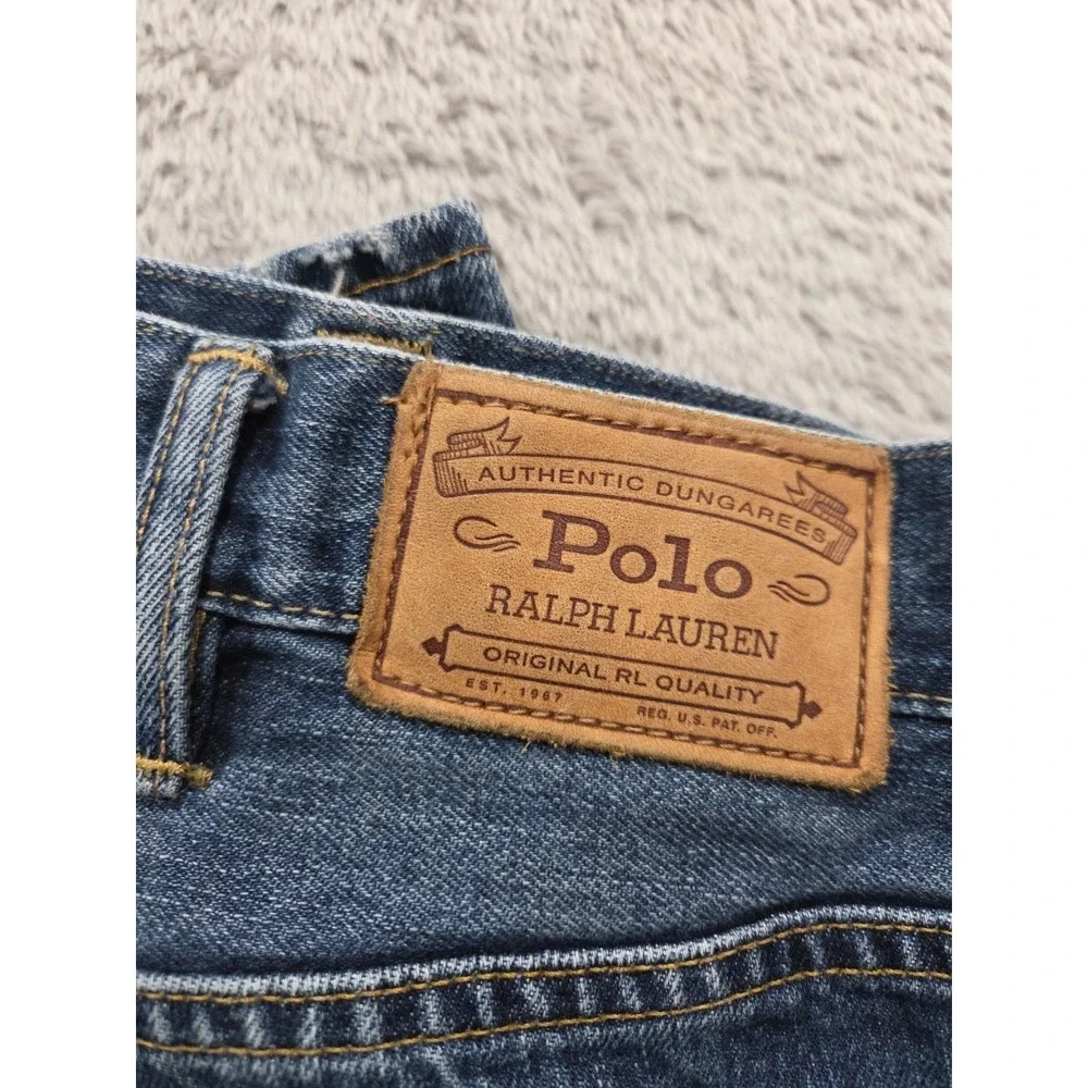 Polo Ralph Lauren Men's Hampton Straight Med Wash Jeans Size 44 X 30